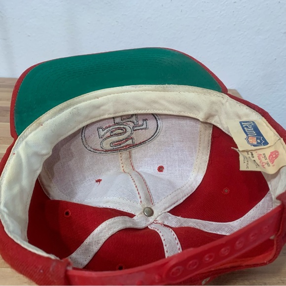 Vintage NFL New Era Pro Model Wool Blend Snap Back Hat San Francisco 49ers  Cap - Picture 7 of 10